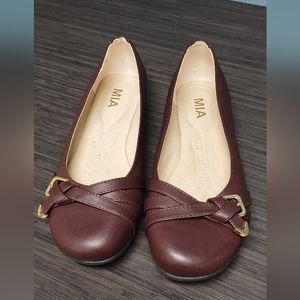 Mia Alisa Flats, Brown 8.5 M